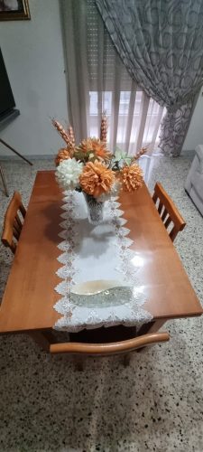 PVC Table Mat Transparent D' Waterproof Tablecloth Oil Tablecloth with Kitchen Pattern Glass Soft Cloth table cover 1.0 mm photo review
