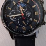 Men Sport Watch Stainless Steel Quartz Wristwatch Man Business Casual Simple Leather photo review