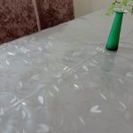 PVC Table Mat Transparent D' Waterproof Tablecloth Oil Tablecloth with Kitchen Pattern Glass Soft Cloth table cover 1.0 mm photo review
