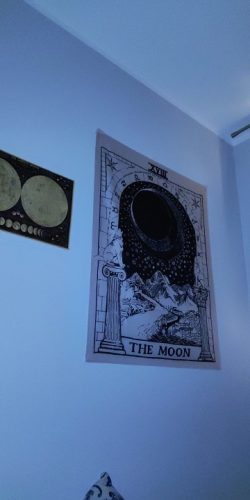 Mandala Tapestry Tarot Card  Wall Hanging Astrology Divination Witchcraft Room Decor Bedspread Throw Cover Sun Moon Wall Decor photo review