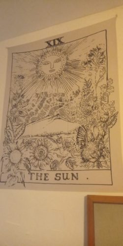 Mandala Tapestry Tarot Card  Wall Hanging Astrology Divination Witchcraft Room Decor Bedspread Throw Cover Sun Moon Wall Decor photo review