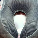 U Shaped Memory Foam Neck Pillows Soft Travel Pillow Neck Cervical Airplane Pillow 30*28*14CM Cervical Travel Healthcare Bedding photo review